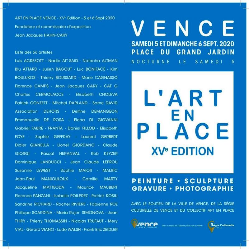 Vence art en place