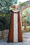 003 acciaio e terracotta cm 262 150